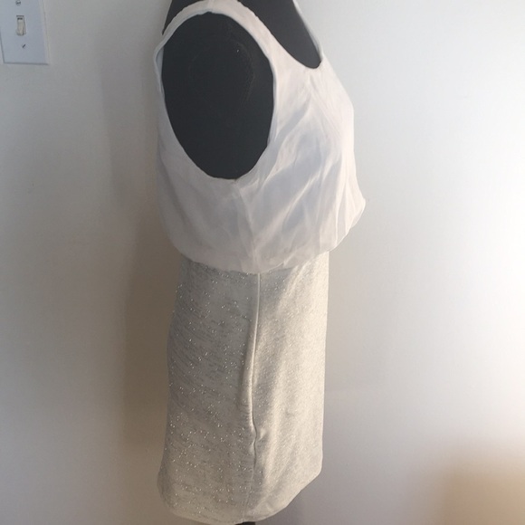 Emerald sundae women’s white and silver mini dress​​ - Picture 7 of 8